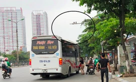 Xe khách lập 'bến cóc' trước rừng camera giao thông phạt nguội
