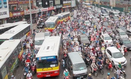 Hà Nội: Hơn 90% người dân đồng ý kiểm soát khí thải xe máy