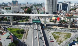 Vành đai 2 trên cao có tiến độ thông xe kỹ thuật vào cuối năm nay 