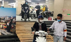 Cận cảnh bãi xe miễn phí thay thế bãi xe lậu tại ga tàu Cát Linh