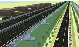 Khởi công đường trên cao Vành đai 4 hơn 75.000 tỷ đồng vào dịp 19/5