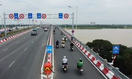 Từ 15/3, xử phạt nặng xe lấn làn, chạy ẩu trên 4 cầu lớn tại Hà Nội