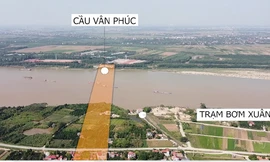Cầu Vân Phúc qua sông Hồng hơn 3.400 tỷ đồng sẽ khởi công trong quý II/2024