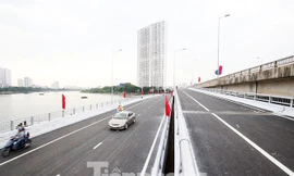 Phương tiện lưu thông thế nào qua cầu vượt hồ Linh Đàm sau thông xe?