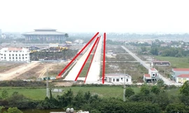 Đoạn đường Vành đai 5 đầu tiên nối với cao tốc Pháp Vân - Ninh Bình sắp hoàn thành