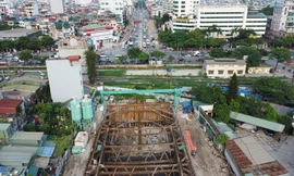 Hầm chui đường Giải Phóng ra sao sau gần 1 năm thi công?