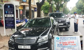 Trông xe iParking… tê liệt sau 1 tuần triển khai trở lại