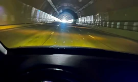 Hầm trên cao tốc Mai Sơn - QL45 tối om vì cắt điện luân phiên