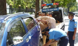 Cả Cảnh sát và Thanh tra giao thông đều được tăng mức tiền phạt theo dự thảo sửa đổi Nghị định 100. Ảnh chụp trước tháng 6/2021.