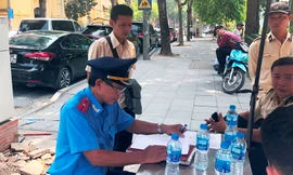 Điểm trông xe iParking vi phạm bị lập biên bản, yêu cầu giải trình