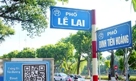Đề xuất gắn mã QR chỉ dẫn thông tin trên nhiều tuyến phố Hà Nội