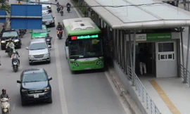 Đường dành riêng cho xe buýt BRT tại Hà Nội