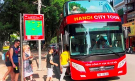 Miễn phí đi xe buýt 2 tầng ở Hà Nội dịp Quốc khánh 2/9 