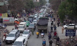 Hà Nội cấm xe trên đường 70 để thi công đường ống nước sạch