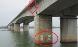 Cận cảnh các gối và dầm cầu Vĩnh Tuy có sự cố, được yêu cầu sửa chữa