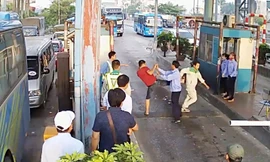 Tài xế đánh nhân viên trạm Tân Đệ vì cho rằng bị 'thu phí oan'