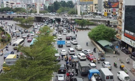 Tiếp tục điều chỉnh giao thông tại nút Ngã Tư Sở