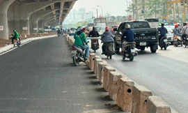 Đường Nguyễn Xiển tắc kéo dài, đường mở rộng chờ ‘nghiệm thu’