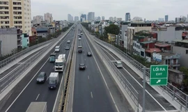 Thông xe các nhánh lên xuống đường trên cao vành đai 3, phương tiện đi lại thế nào? 