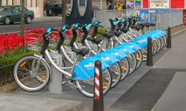 Mô hình xe đạp công cộng cũng đang được TPHCM nghiên cứu, triển khai