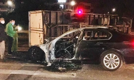 Hiện trường vụ cháy. Ảnh: Facebook