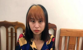 "Tú bà" Phí Thị Việt Trinh. Ảnh: Công an tỉnh Tuyên Quang.