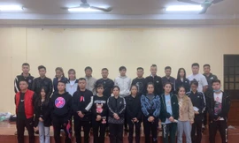 Các đối tượng trong đường dây bị tạm giữ.