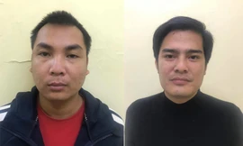 Hai đối tượng bị bắt giữ. Ảnh Công an cung cấp