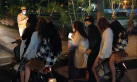 CSGT Hà Nội dàn trận xử lý quái xế chở ‘chân dài’