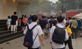 Vụ hỏa hoạn trong hầm Tràng Tiền Plaza: Xe sang Ranger Rover tự bốc cháy