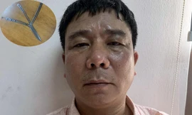 Đối tượng Quân và con dao gây án (ảnh nhỏ)