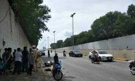 Hiện trường vụ việc. Ảnh: Thanh Hà.