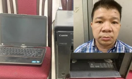 Đối tượng Đông (ảnh nhỏ). Ảnh: H.Y