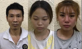 Nhóm đối tượng bị khởi tố.