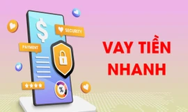 Ảnh minh hoạ vay tiền qua mạng.