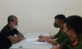 Công an làm việc với N.