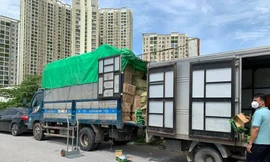 Xe tải cở 1.000 bộ van máy thở bị phát hiện.