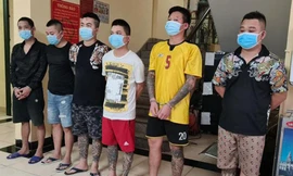 Các đối tượng tại cơ quan công an