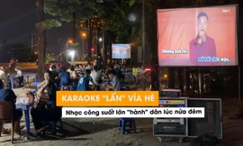 Người dân Hà Nội 'đinh tai nhức óc' với karaoke vỉa hè