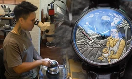 Chàng trai Hà Nội chạm khắc đồng hồ thu về hàng nghìn đô la mỗi chiếc