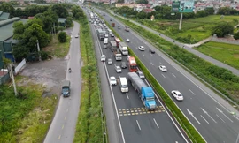 Hình ảnh khác lạ trên tuyến cao tốc phía Nam Hà Nội ngày cuối nghỉ lễ 2/9