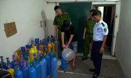 Thủ đoạn tinh vi của chủ cơ sở kinh doanh bóng cười vừa bị triệt phá tại Hà Nội