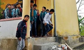 Hiện trường vụ tai nạn. Ảnh: Minh Lý