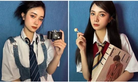 Vẻ đẹp ngọt ngào qua bộ ảnh 'Kỉ yếu kiểu Mỹ' của cô nàng có ước mơ đặt chân vào trường Nhân Văn
