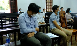 Các bị cáo trong vụ gian lận tiền bồi thường dự án thủy lợi Đắk Drô