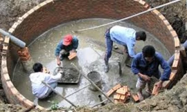 Xây dựng hầm Biogas. Ảnh minh họa