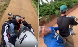 Xác minh facebook 'Cậu Cả' đăng tải nhiều clip bốc đầu xe, lái bằng chân