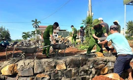 Công an Đắk Nông góp công, góp sức hoàn thành 500 căn nhà tặng hộ nghèo