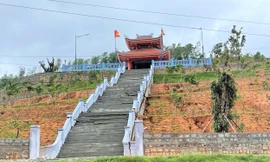 Toàn cảnh Công trình Nhà bia tưởng niệm liệt sỹ Sư đoàn 10