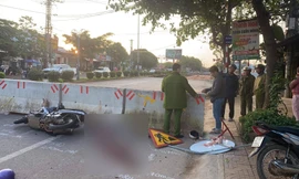 Tông vào barie chắn công trình, nam thanh niên tử vong tại chỗ